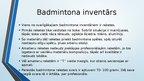 Prezentācija 'Badmintons', 11.