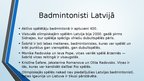 Prezentācija 'Badmintons', 17.