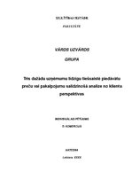Referāts 'Trīs dažādu uzņēmumu līdzīgu tiešsaistē piedāvātu preču vai pakalpojumu salīdzin', 1.