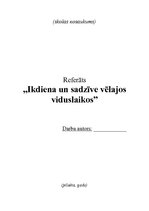 Referāts 'Ikdiena un sadzīve vēlajos viduslaikos', 10.
