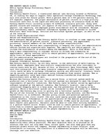 Eseja 'New Century Health Clinic Preliminary Report', 1.