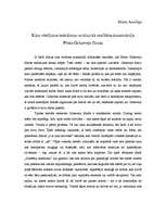 Eseja 'Kino vēstījuma teatrālums un kino kā realitātes konstrukcija Pītera Grīneveja fi', 1.