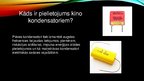 Prezentācija 'Kondensatoru veidi un to pielietojums', 10.