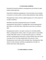 Referāts 'Apģērba projektēšana un mākslinieciska noformēšana', 22.