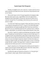 Eseja 'Logistics Supply Chain Management', 1.