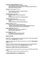 Paraugs 'Curriculum Vitae ', 2.