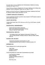 Paraugs 'Curriculum Vitae ', 3.