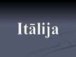 Prezentācija 'Itālija', 1.