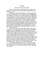 Eseja 'Ziedi un salna Rūdolfa Blaumaņa novelēs', 1.