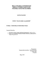 Konspekts 'Demokrātija un demokrātijas teorijas', 1.