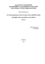 Referāts 'Ar vides piesārņojumu, darba un mājas vides neatbilstību saistīto onkoloģisko ri', 1.