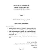 Konspekts 'Eiropa un globalizācija', 1.