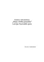 Referāts 'Latvijas Nacionālās operas vērtību piramīda', 1.