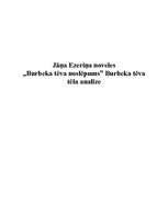 Konspekts 'Jāņis Ezeriņš "Burbeka tēva noslēpums". Burbeka tēva tēla analīze', 1.