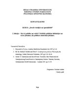 Konspekts 'Ievads studijās un specialitātē', 1.