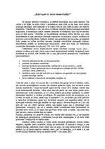 Eseja 'Katrs pats ir savas laimes kalējs', 1.