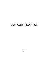 Prakses atskaite 'Latvijas Republikas Nacionālo bruņoto spēku Militārā policija', 1.