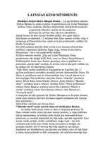 Referāts 'Kino Latvijā', 1.