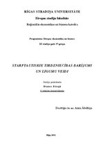Konspekts 'Starptautiskie tirdzniecības darījumi un līgumu veidi', 1.
