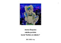 Paraugs '"Kultūra un māksla I" mācību portfolio', 1.