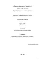 Konspekts 'Mūsdienu globālo problēmu daudzveidība', 1.