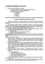 Konspekts 'Uzņēmējdarbības finanses', 1.