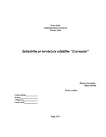 Biznesa plāns 'Sabiedrība ar ierobežotu atbildību "Ezermalas"', 1.