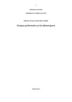 Referāts 'Eiropas parlaments un tā raksturojums', 1.