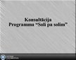 Prezentācija 'Konsultācija pirmsskolas skolotājiem. Programma "Soli pa solim"', 1.