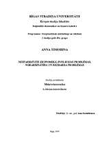 Konspekts 'Nestabilitāte ekonomikā. Inflācijas problēmas. Nodarbinātība un bezdarba problēm', 1.
