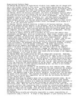 Eseja 'Organizational Analysis Paper', 1.