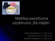 Konspekts 'Maltītes pasūtījuma uzņēmuma "Kā mājās" analīze', 12.