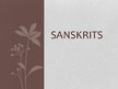 Referāts 'Sanskrits', 15.