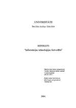 Referāts 'Informācijas tehnoloģijas lietvedībā', 1.