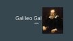 Prezentācija 'Galileo Galilejs', 1.