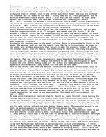 Eseja 'Frankenstein Explains the absence of love in Frankenstein', 1.