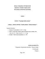 Eseja 'Tiesību izcelšanās. Tiesību jēdziens. Tiesību funkcijas', 1.