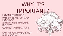Prezentācija 'Latvian folk music', 6.