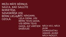 Prezentācija 'Latvian folk music', 7.