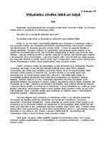 Eseja 'Vai viduslaiki bija tumšie laiki? Viduslaiku cilvēks laikā un telpā', 2.