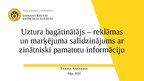 Prezentācija 'Uztura bagātinātājs – reklāmas un marķējuma salīdzinājums ar zinātniski pamatotu', 1.