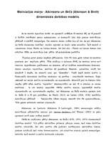 Referāts 'Motivācijas maiņa: Atkinsona un Birča dinamiskais darbības modelis', 1.