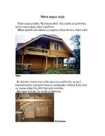 Konspekts 'Mana sapņu māja', 1.