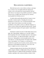 Eseja 'Mana saskarsme ar apkārtējiem', 1.