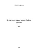 Referāts 'Krāsas un to nozīme Imanta Ziedoņa pasakās', 1.