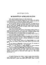 Konspekts 'Budapeštas apskates plāns', 1.