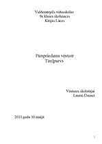 Eseja 'Tīreļpurvs', 1.