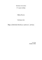 Referāts 'Rīgas sabiedriskās ēdināšanas uzņēmumi - picērijas', 1.