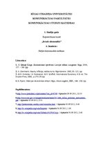 Konspekts 'Ievads ekonomikā. Ceturtais seminārs', 1.