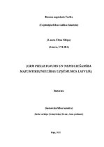 Referāts 'CRM pielietojums un nepieciešamība mazumtirdzniecības uzņēmumos Latvijā', 1.